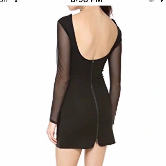 Olcay Gulsen Black Leather mini dress size S - Picture 6 of 8